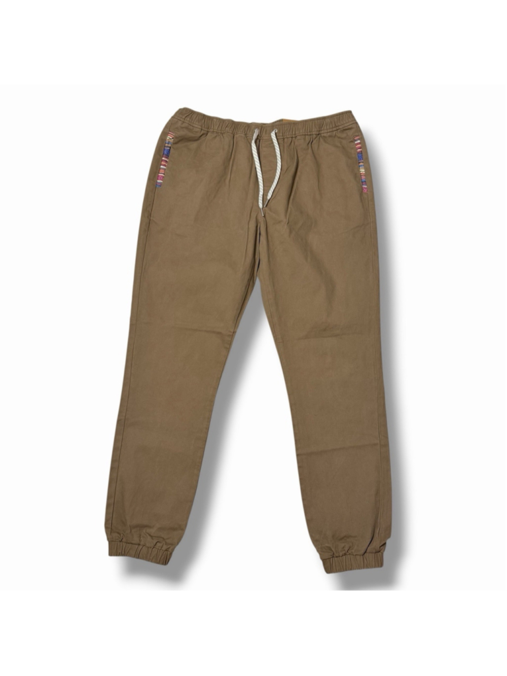 Wowie NWT Mens Rambler Jogger XL TALL Brown Surf Bohemian Casual Drawstring